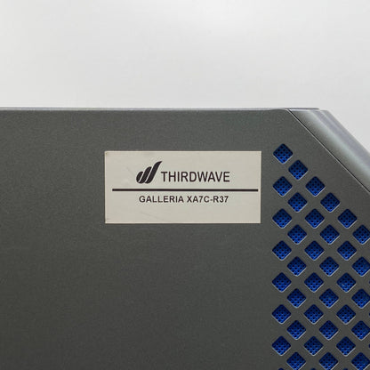 GALLERIA XA7C-R37 i7-12700 32GB SSD 4TB (2TB×2台) RTX 3070 Windows11 Home 【C7131-160】