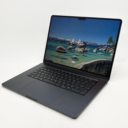 美品 Apple MacBook Air 15インチ M3 2024 8コアCPU 10コアGPU 16GB 1TB ミッドナイト バッテリー最大容量100%  【C8439-80】