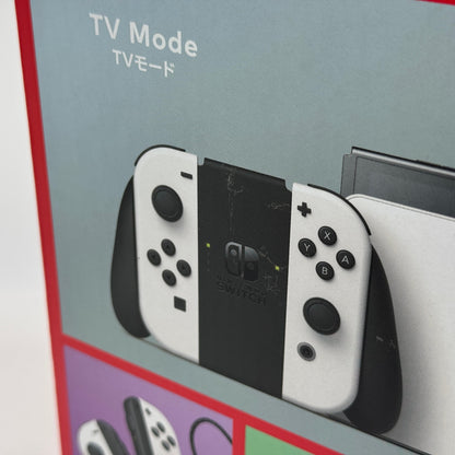 新品 Nintendo Switch (有機ELモデル) Joy-Con(L)/(R) ホワイト HEG-S-KAAAA【C9522-80】