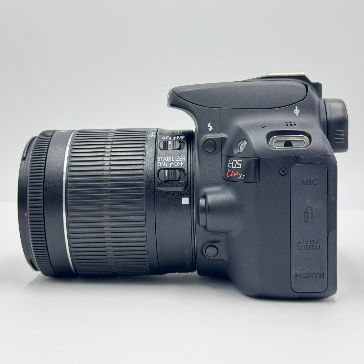 美品 Canon EOS Kiss X7 ダブルズームキット 18-55mm 55-250mm【C9586-80】