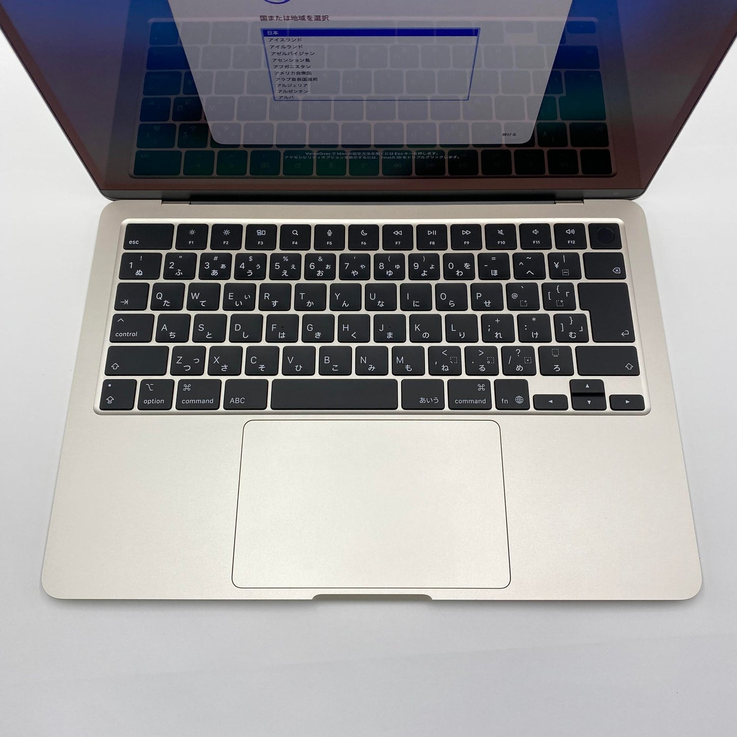 美品 Apple MacBook Air 13インチ M4 2025 MW0Y3J/A 16GB SSD 256GB スターライト 充放電回数5回 バッテリー最大容量100% 【C5517-80】