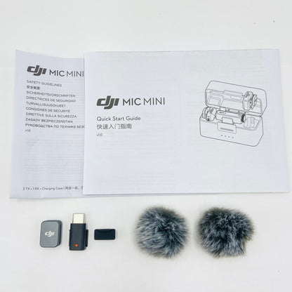 マイクロホン マイクロフォン DJI Mic Mini (2TX+1RX+充電ケース)【C4311-60】