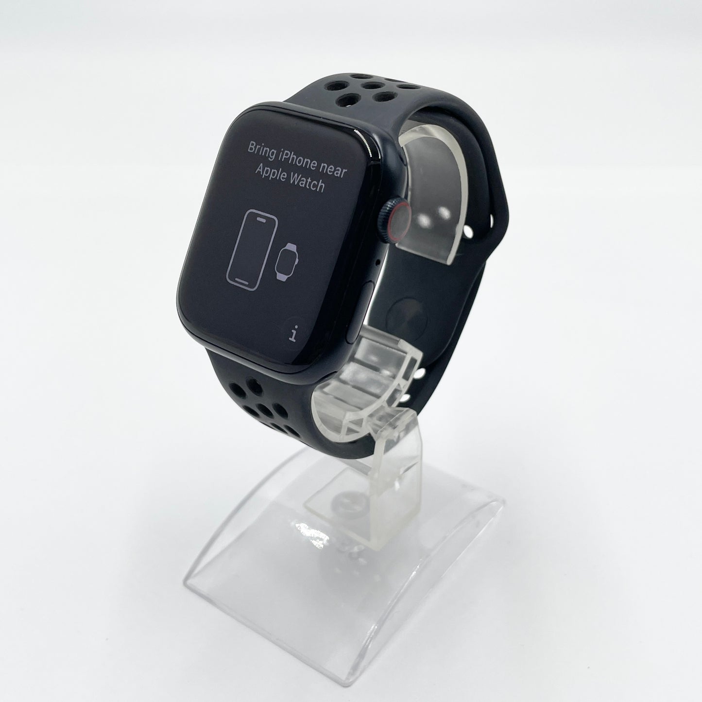 AppleWatch Nike Series7 45mm GPS＋Cellular ミッドナイトアルミニウム MKL53J/A バッテリー最大容量100%【C8055-C】