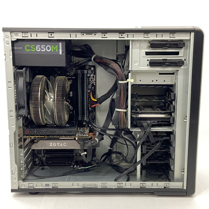 TSUKUMO eX.computer G-GEAR GA7J-C63/E ゲーミングデスクトップPC i5-4460 8GB SSD 128GB HDD 1TB GTX970 【C3839-140】