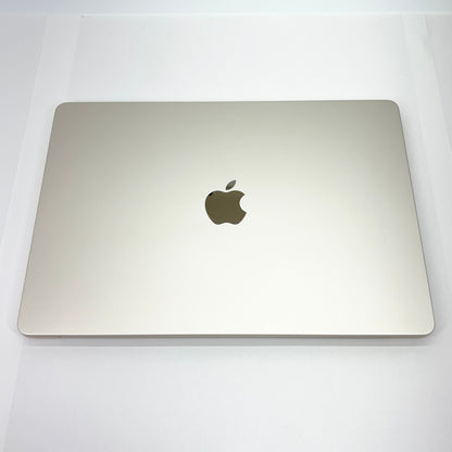 新品同様 美品　US配列 Apple MacBook Air M3  2024 15インチ 8GB 256GB スターライト MRYR3JA/A バッテリー最大容量100%【C5666-80】