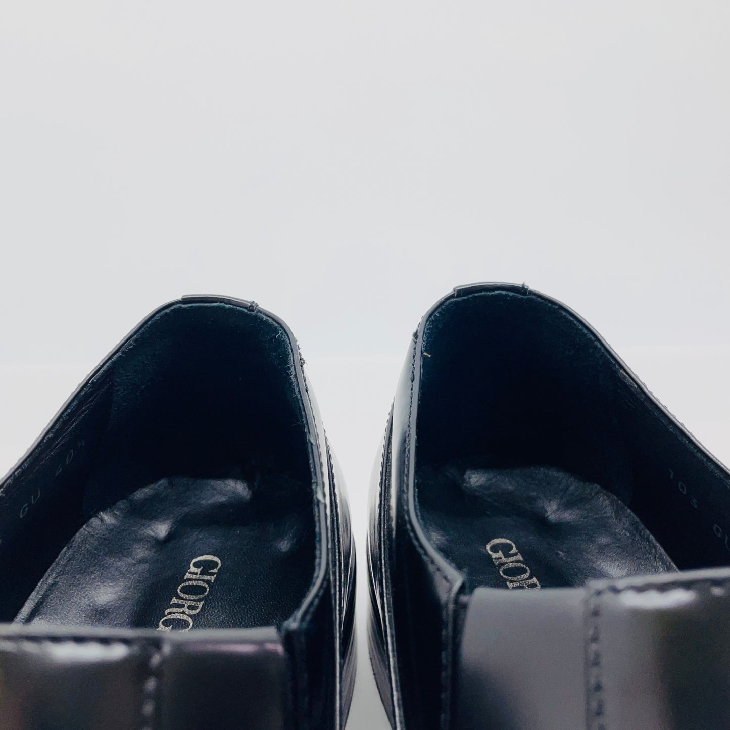 GIORGIO ARMANI  ジョルジオ アルマーニ　ローファー 革靴 サイズ約25.5cm【C3445-80】