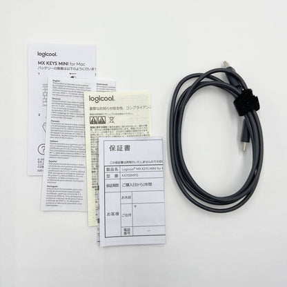 美品 Logicool MX KEYS MINI for Mac KX700MPG ワイヤレスキーボード【C5993-60】