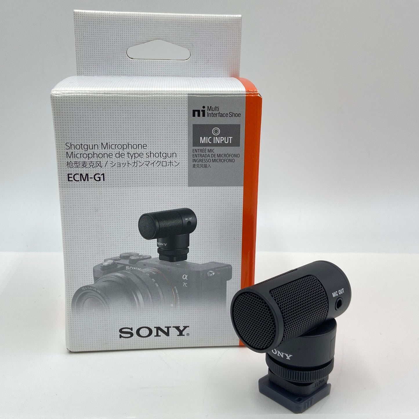 美品 SONY ECM-G1 ショットガンマイクロホン【C5206-60】