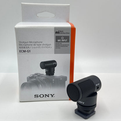 美品 SONY ECM-G1 ショットガンマイクロホン【C5206-60】