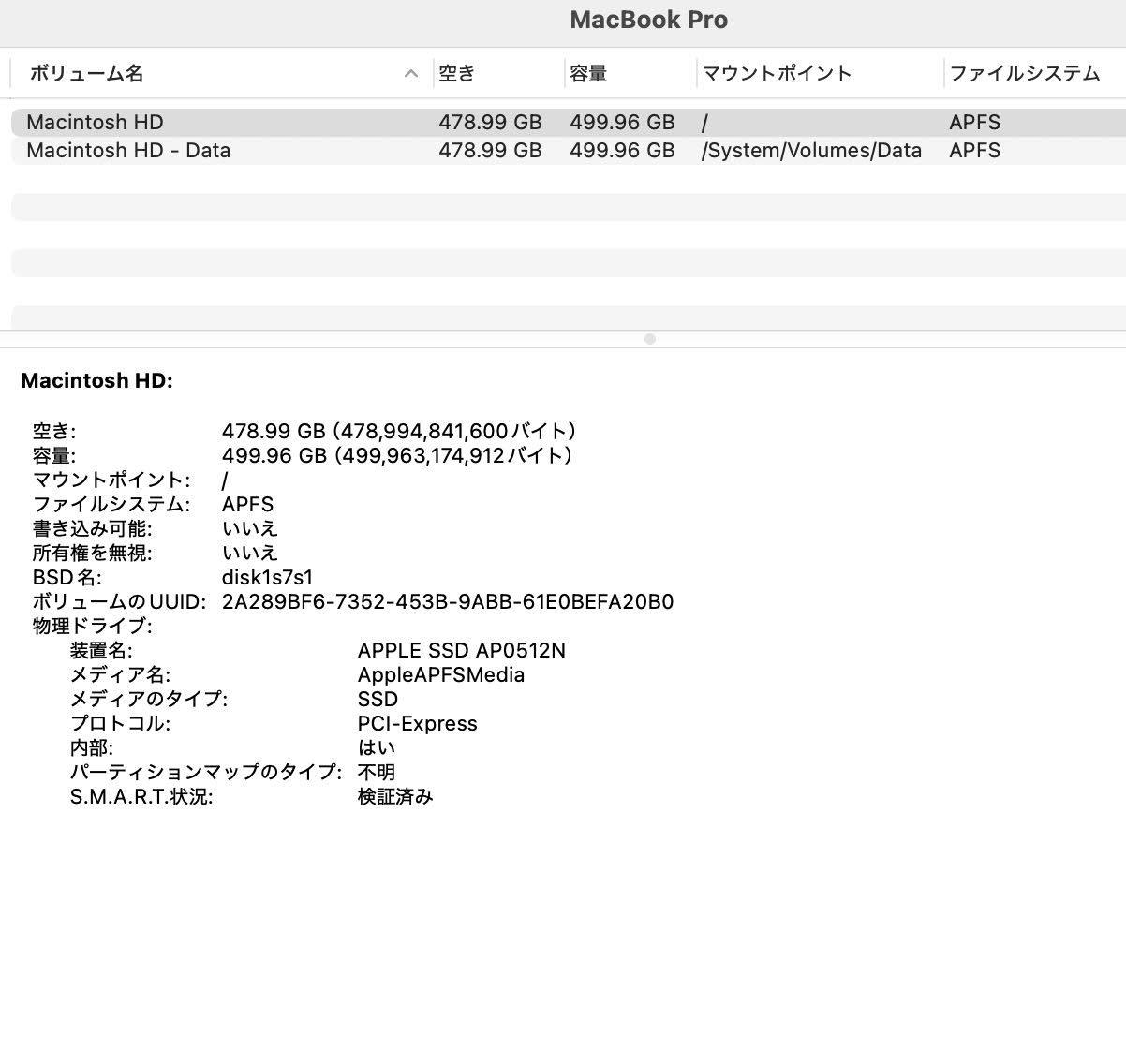 美品 Apple MacBook Pro 13インチ 2020 Thunderbolt 3ポートx4 クアッドコア i5 16GB SSD512GB MWP72J/A C3900 80サイズ発送