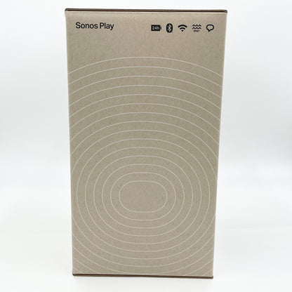 新品未開封 Sonos Play ブラック PLAYPJP1BLK ワイヤレススピーカー　【C8057-60】