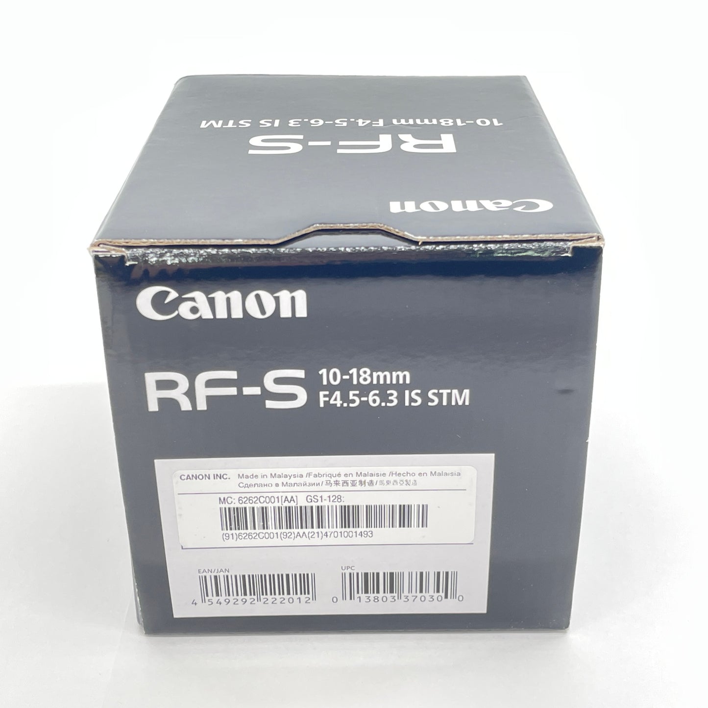 美品 Canon キャノン RF-S 10-18mm F4.5-6.3 IS STM 付属品完備 【C6229-60】