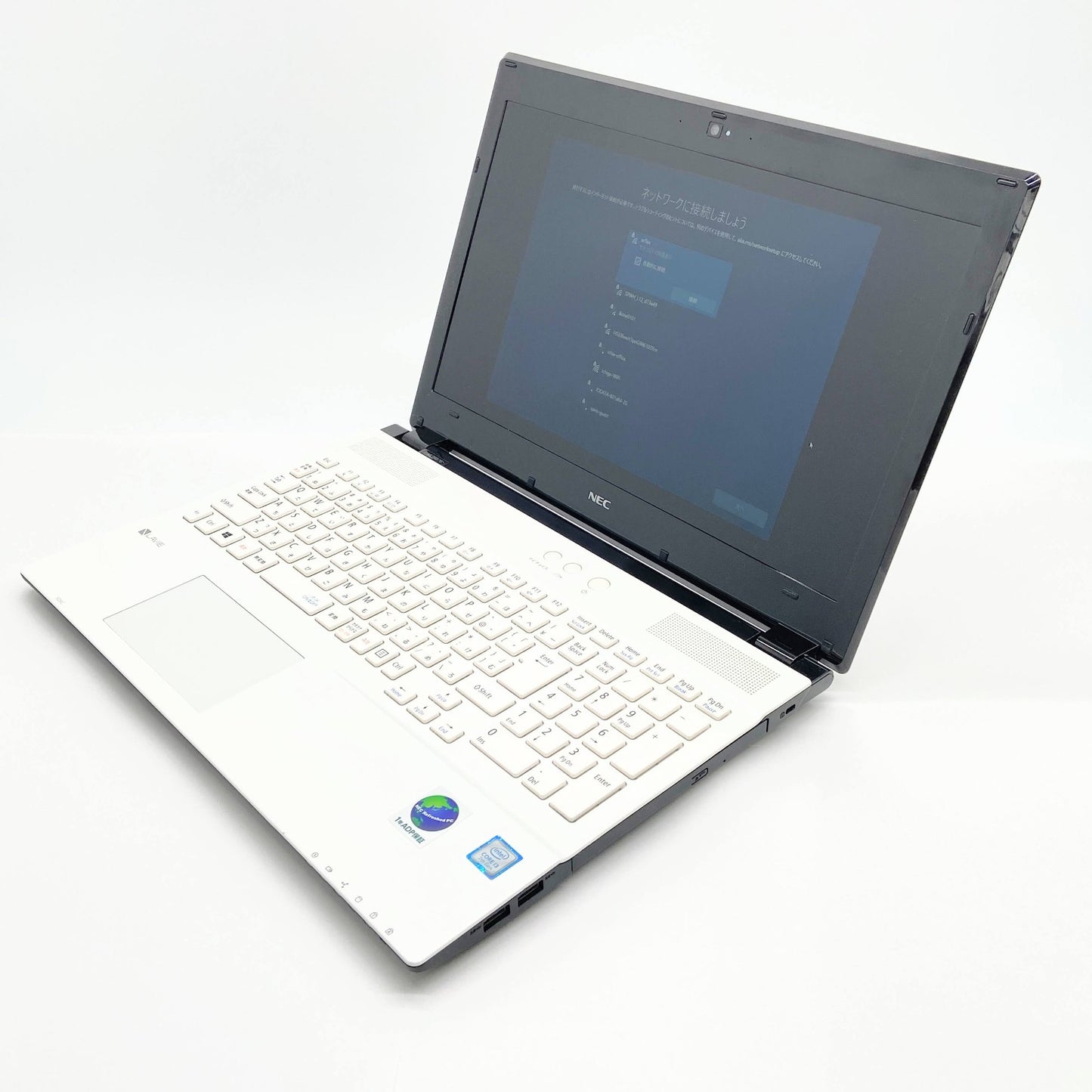 LAVIE Note Standard NS350/GAW PC-NS350GAW [クリスタルホワイト] i3-7100U 4GB SSD 512GB Winodws 10Home バッテリー最大容量100%【C6468-80】