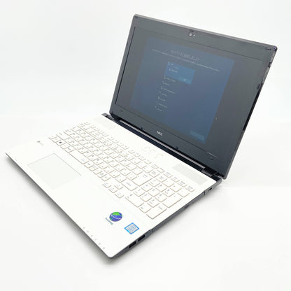 LAVIE Note Standard NS350/GAW PC-NS350GAW [クリスタルホワイト] i3-7100U 4GB SSD 512GB Winodws 10Home バッテリー最大容量100%【C6468-80】