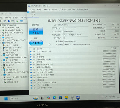 iiyama LEVEL ILeDXs-G059-LiX9K-VASXB i9 10900K 32GB SSD1TB RTX3080  Windows11 Home 【C4112-160】
