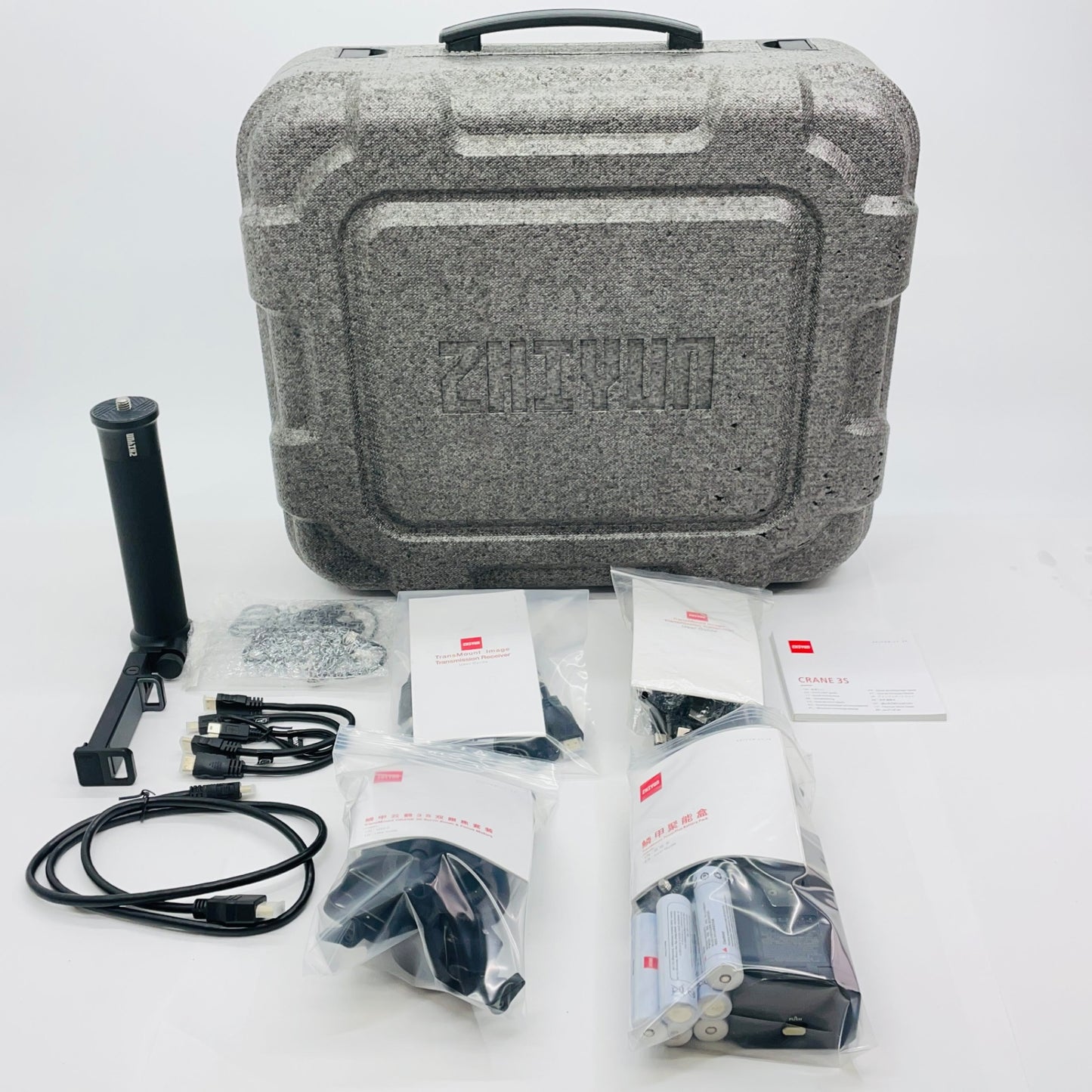 zhiyun  CRANE 3S PRO 公式トランスミッター、レシーバー、フォーカスモーター、バッテリーパック付属	【C4510-140】