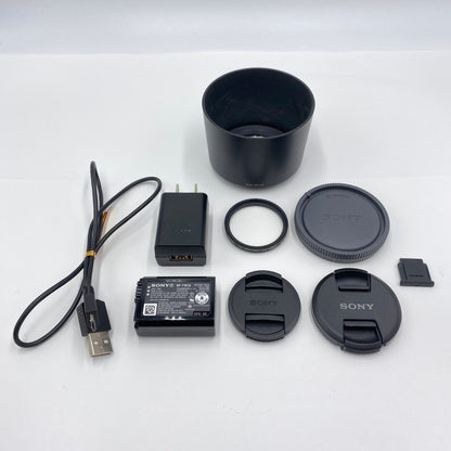 美品 ソニー SONY α6400 ILCE-6400Y  ダブルズームレンズキット ブラック シャッター回数1,937回【C5535-60】
