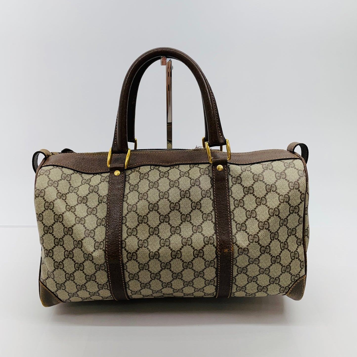 Gucci オールドグッチ GGキャンバス ボストンバッグ　【C4592】