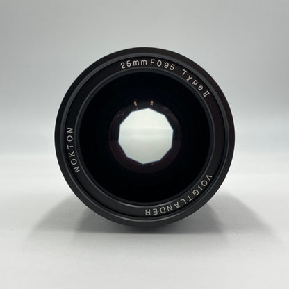 美品 フォクトレンダー Voigtlander 単焦点レンズ NOKTON 25mm F0.95 Typell マイクロフォーサーズ 【C5379-60】