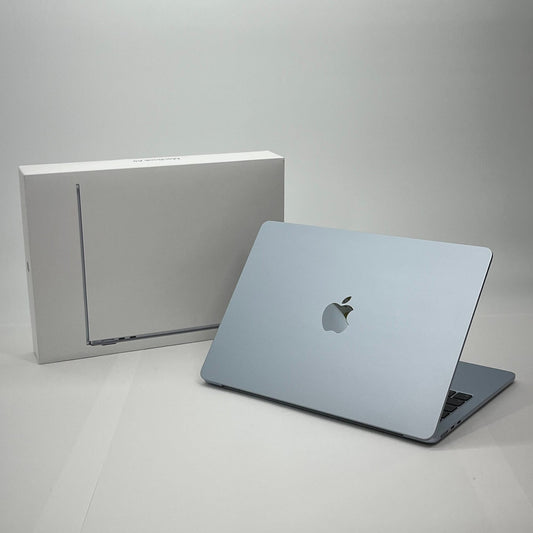 新品同様 美品 Apple MacBook Air 13インチ 2025 M4 10コア 16GB SSD512GB スカイブルー MC6U4J/A バッテリー最大容量100% 【5949-80】