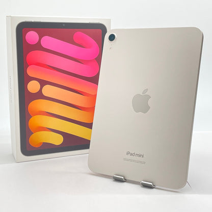 美品 iPad mini 8.3インチ Wi-Fi 128GB 2024年秋モデル MXN83J/A スターライト バッテリー最大容量100% 付属品完備【C6718-60】
