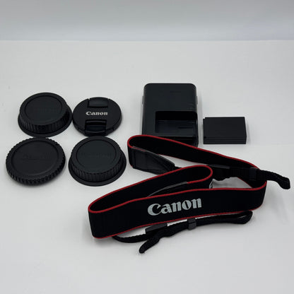 美品 Canon EOS Kiss X7 ダブルズームキット 18-55mm 55-250mm【C9586-80】