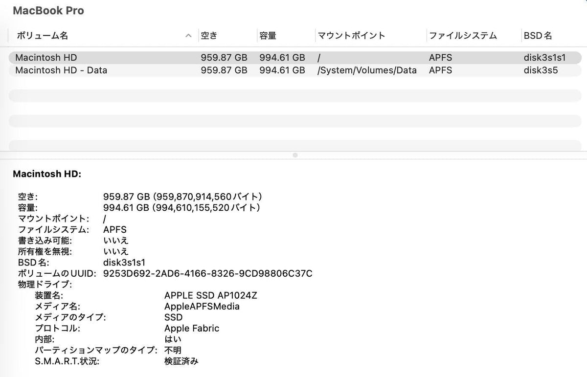 新品同様 美品 Apple MacBook Pro 14インチ M5 Pro 24GB SSD 1TB Liquid Retina XDR MGDN4J/A シルバー  バッテリー最大容量100%【C8836-80】