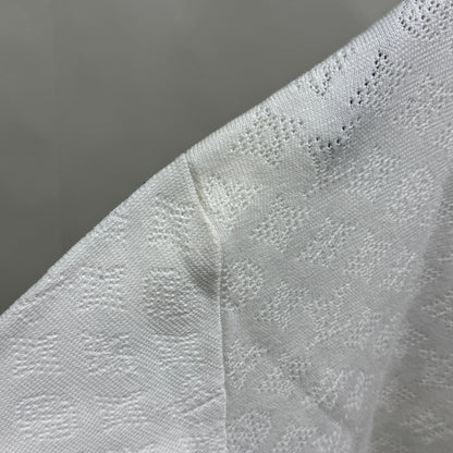 ルイヴィトン ポインテール ショートスリーブ シャツ Monogram Pointelle Short-Sleeved Shirt サイズ:L【C5806】