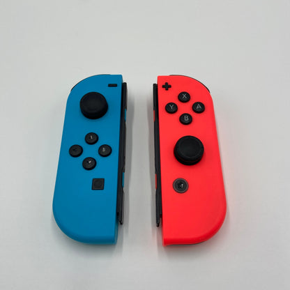 Nintendo Switch ニンテンドースイッチ本体 HAC-S-KABAA ネオンブルー/ネオンレッド 付属品完備【C5303-80】