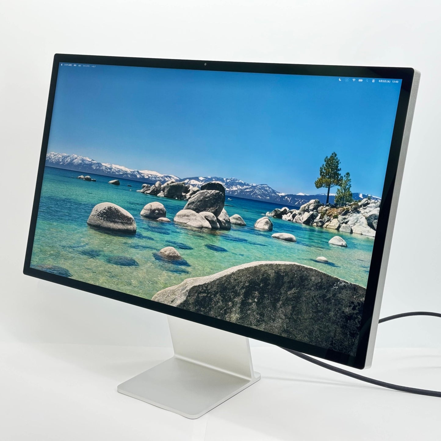 美品 Apple Studio Display MK0U3J/A 液晶モニター 27インチ 標準ガラス Retina 5Kディスプレイ【C8557-180】