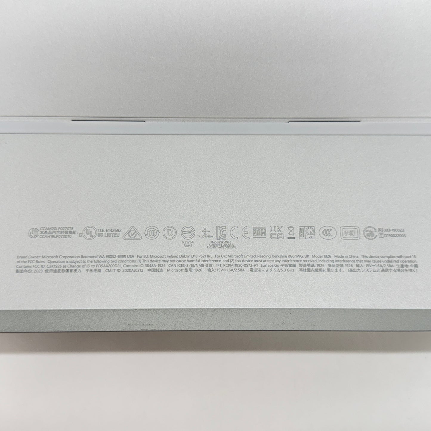美品 Surface Go 3 1926 GOLD 6500Y 8GB 128GB バッテリー最大容量97% 【C7587-80】