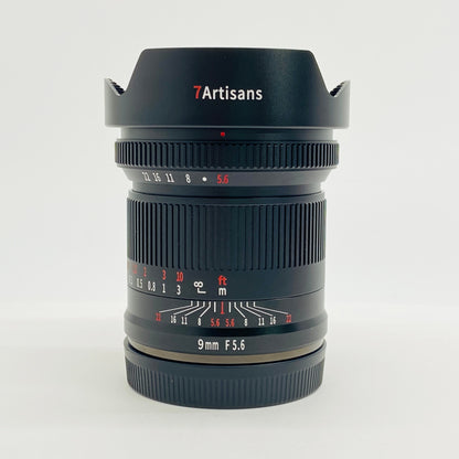 美品 7Artisans 9mm F5.6 ASPH 7A-9F56-E-B [ソニーE用] 超広角レンズ 【C7020-60】
