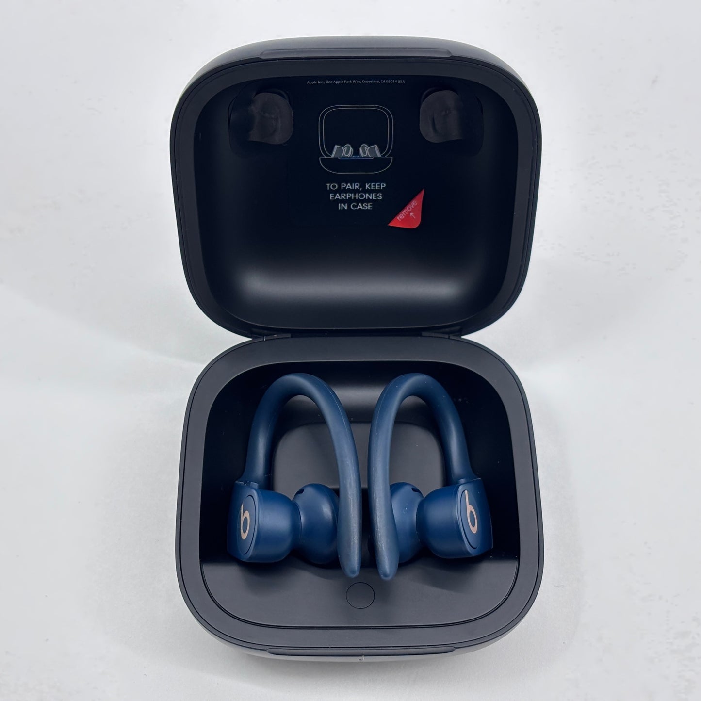 美品 POWER BEATS PRO MV702PA フルワイヤレスイヤホン ネイビー【6171-60】