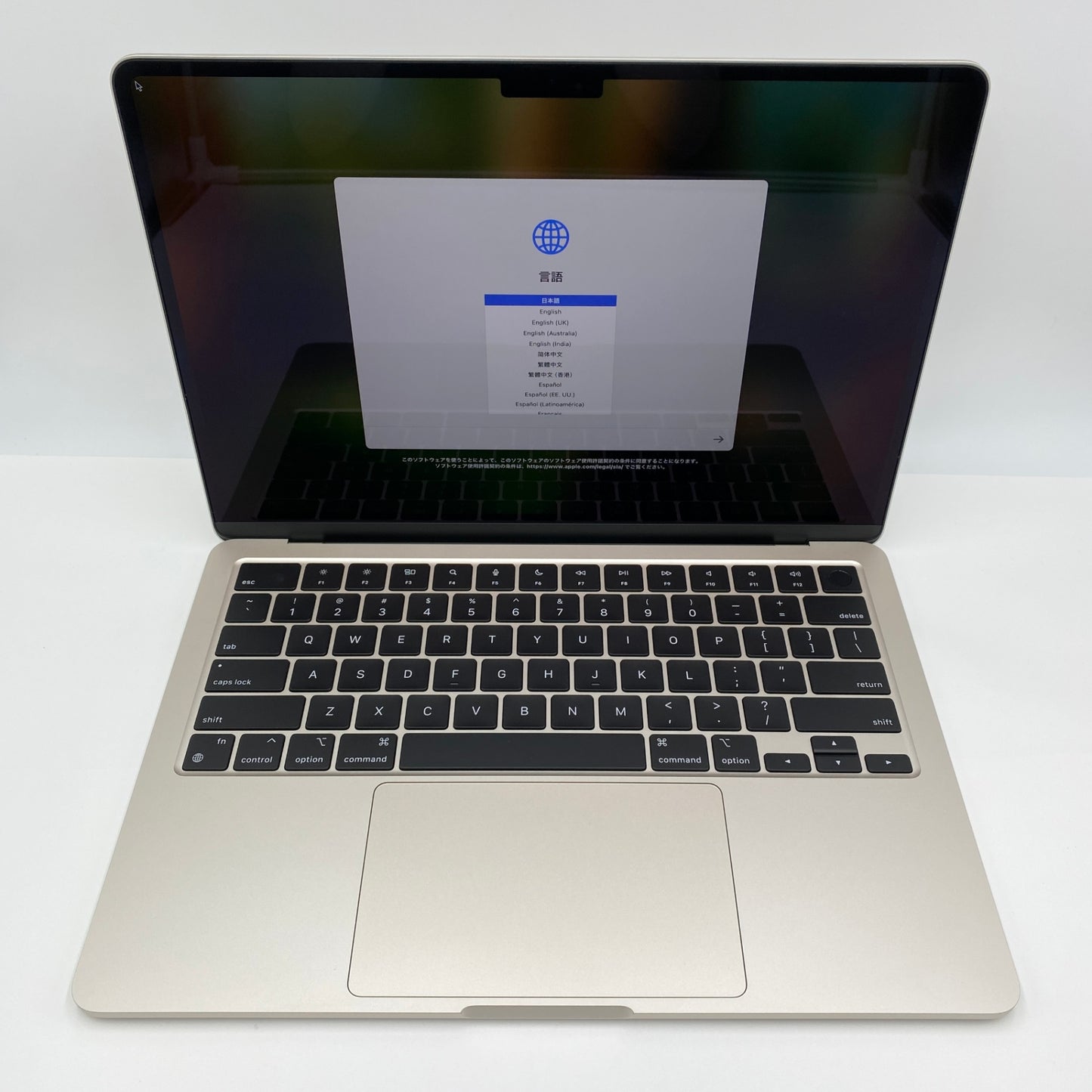 美品 Apple MacBook Air 13インチ M3 2024  8C CPU/10C GPU 16GB 512GB MT2C3JA/A  USキー 【C4192-80】