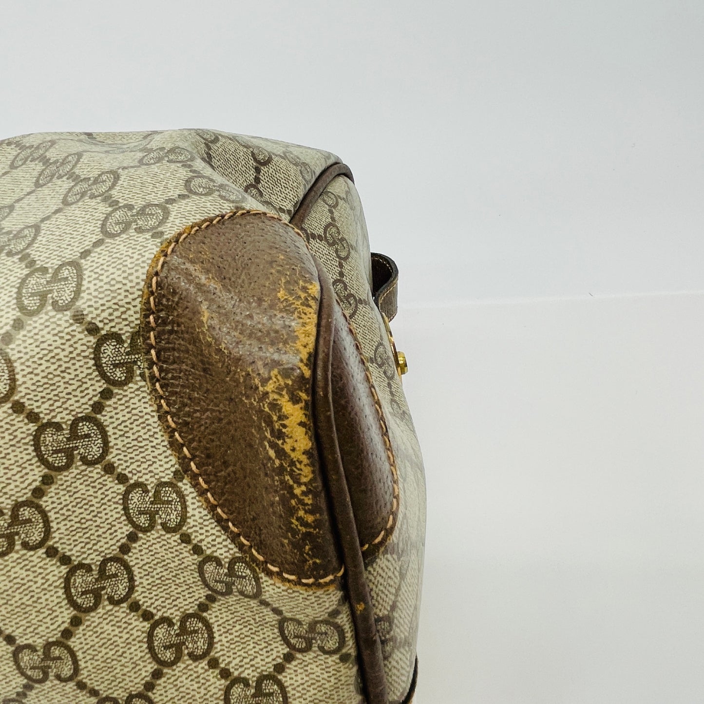 Gucci オールドグッチ GGキャンバス ボストンバッグ　【C4592】