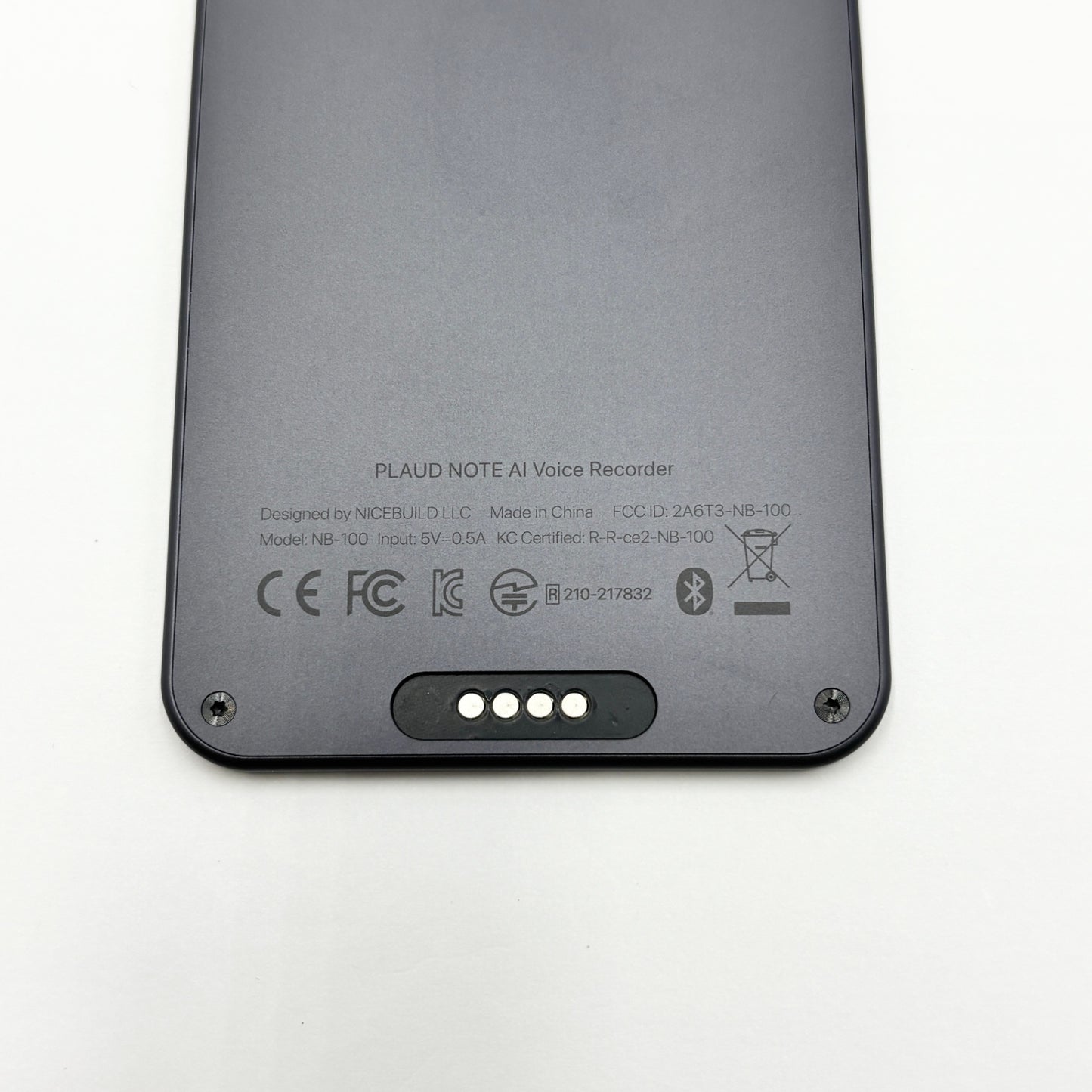 PLAUD NOTE AIボイスレコーダー NB-100 ブラック 64GB【C8723-C】