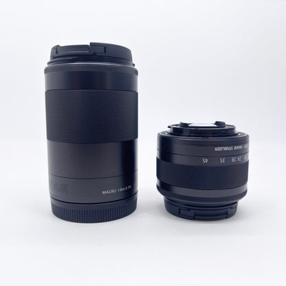 美品 Canon EOS M100  ダブルズームキット ミラーレス一眼【C7503-60】