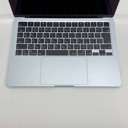 美品 Apple MacBook Air 13.6インチ 2025 MC6U4J/A M4 16GB SSD512GB スカイブルー 充放電回数16回 バッテリー最大容量100%【C7141-80】