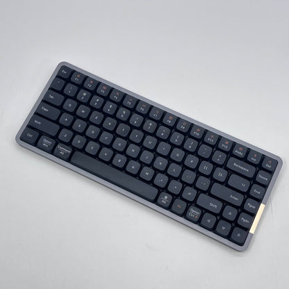 美品 Lofree Flow  84キー ロープロファイル メカニカルキーボード OE915【C8382-80】