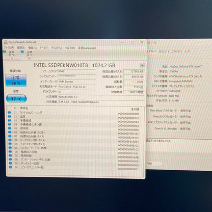 Thirdwave GALLERIA RM5C-R36T i5 12400 16GB HDD 2TB SSD 1TB RTX 3060Ti Windows11Pro  【C5528-140】