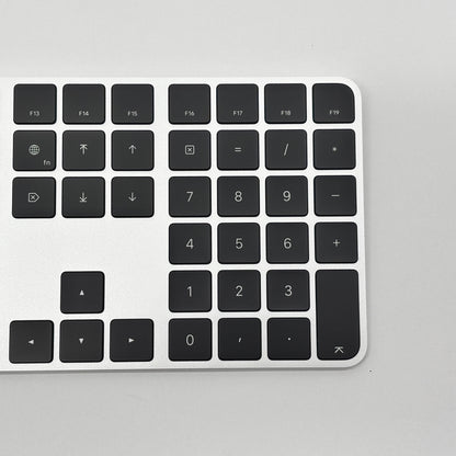 美品 Magic Keyboard Touch ID テンキー付 ブラック JIS MMMR3J/A スペースグレー【C8650-80】