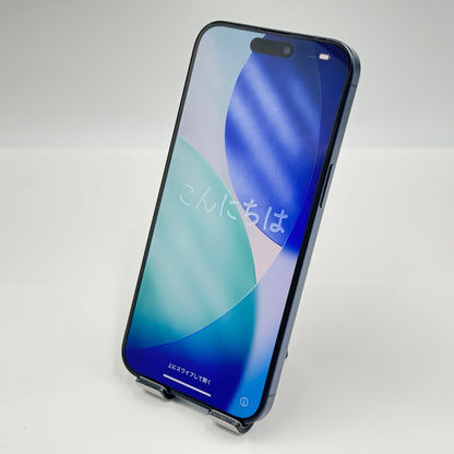 iPhone 15 Pro Max 1TB MU723J/A SIMフリー版 ブルーチタニウム バッテリー最大容量81%【C6035-C】