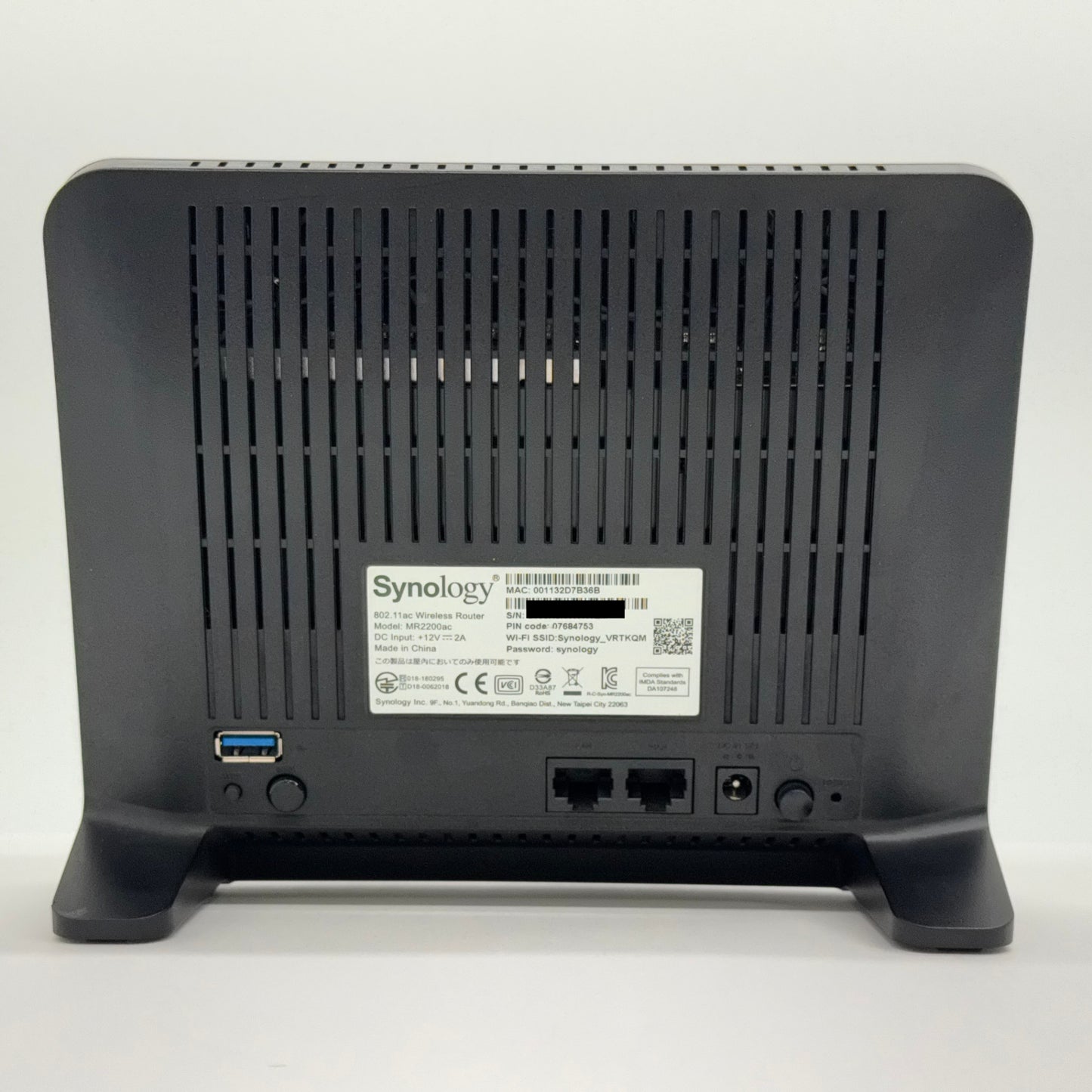 Synology 無線LANルーター MR2200ac【C7404-60】