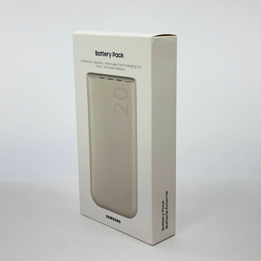 新品未開封 SAMSUNG 45W Battery Pack 20,000mAh EB-P4520XUEGJP【C4540-C】