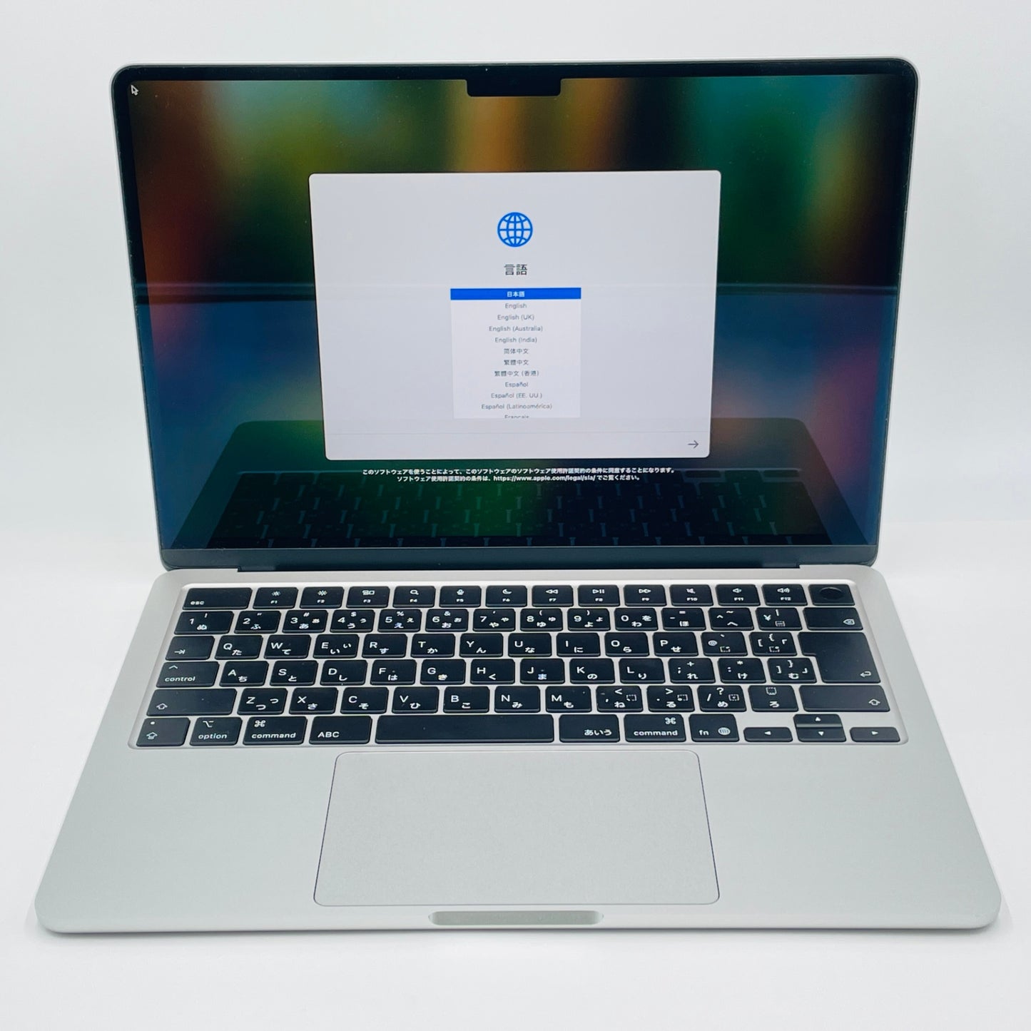 新品同様 美品 Apple MacBook Air 2025 13インチ M4 24GB SSD512GB MC654J/A シルバー 【C4658-80】