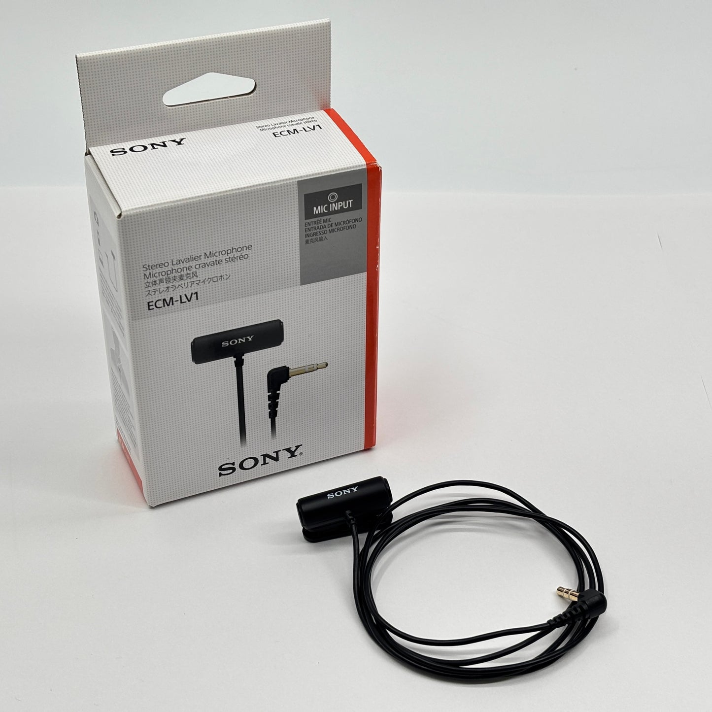 美品 SONY ECM-LV1 ステレオラベリアマイクロホン【C8774-60】