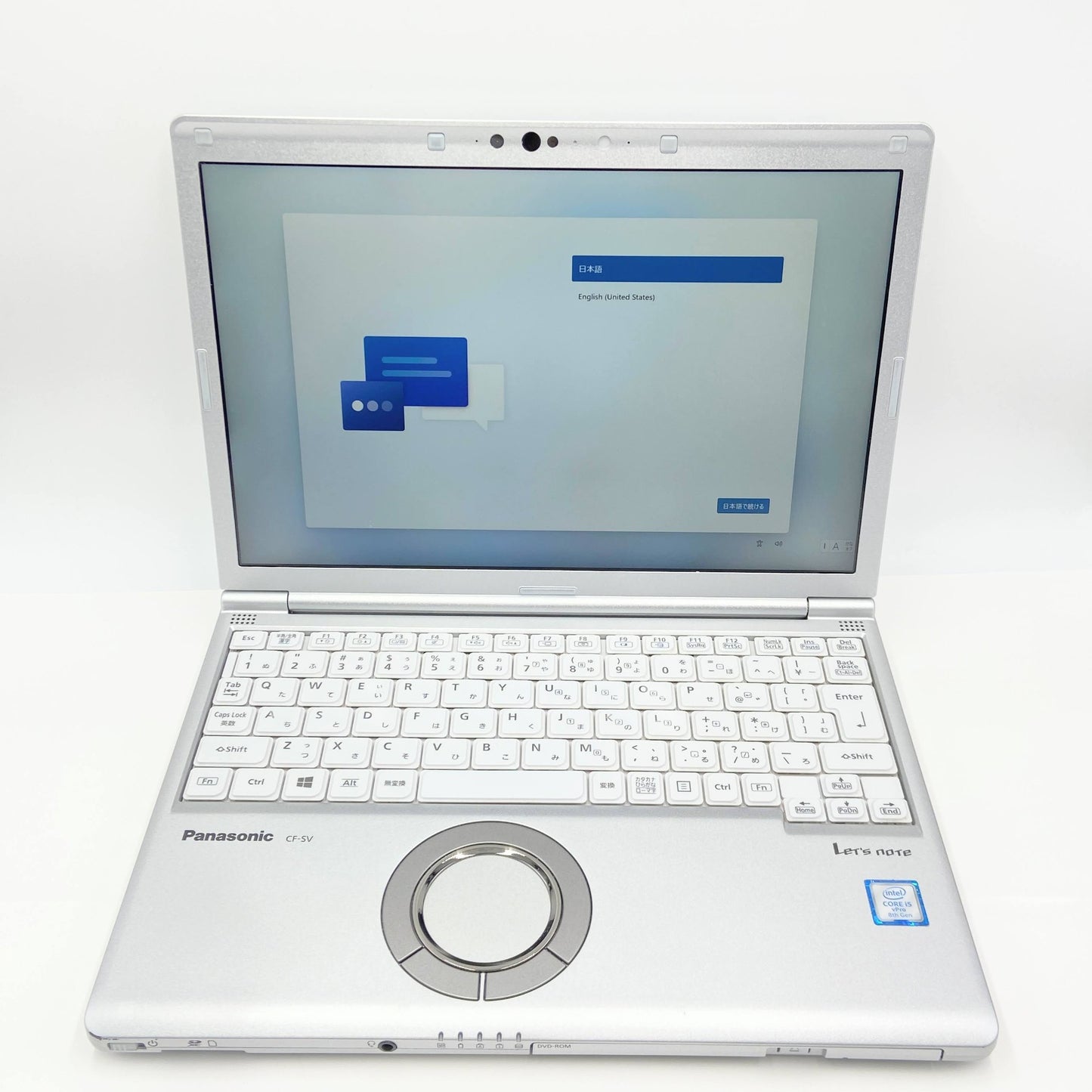 Panasonic Let's note CF-SV8R13VS i5 8365U 8GB SSD256GB Windows11Pro 充電器付属 バッテリー最大容量100%【C6160-60】