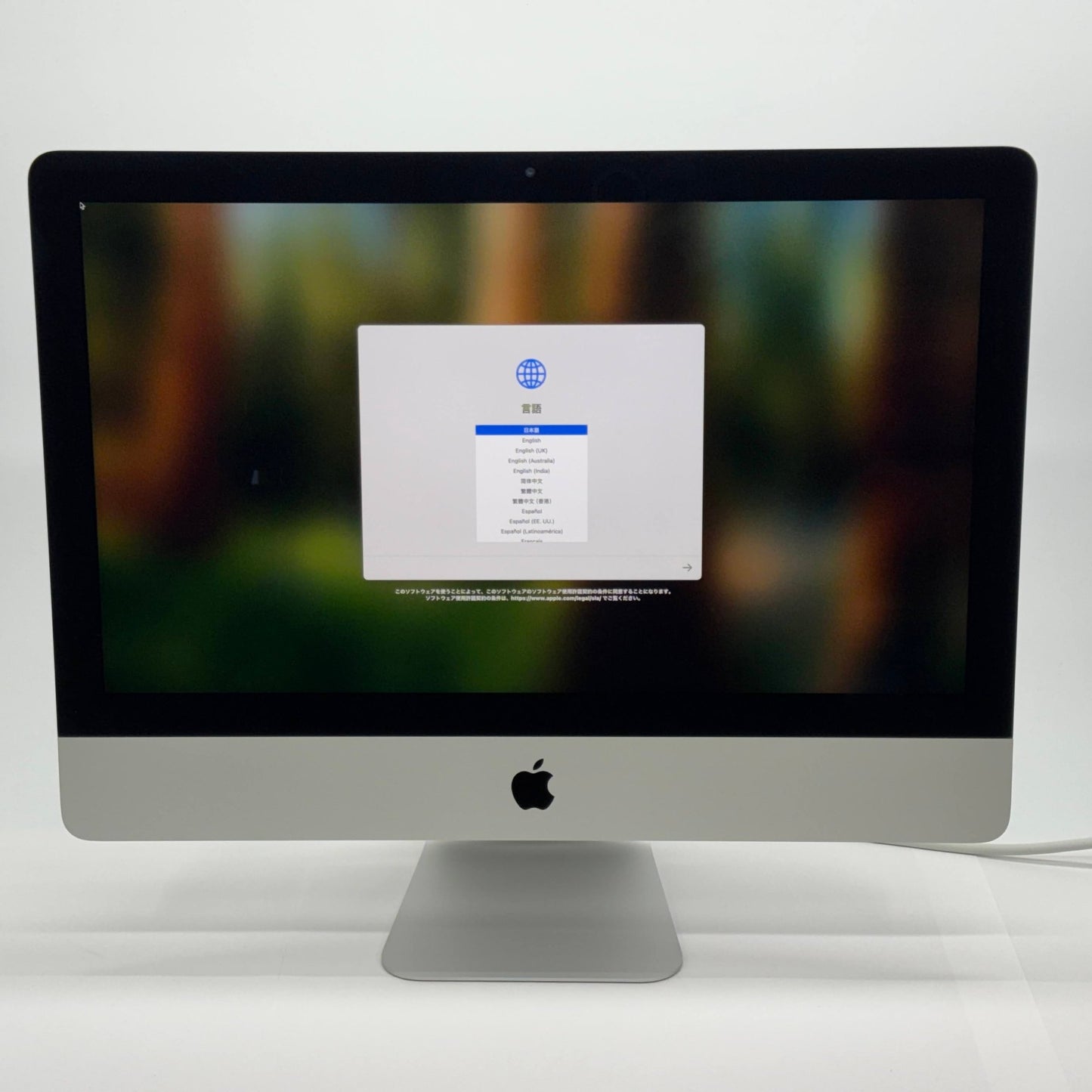 iMac (Retina 4K, 21.5-inch, 2019) 3.6GHz i3 8GB HDD1TB Radeon Pro 555X【C6094-140】