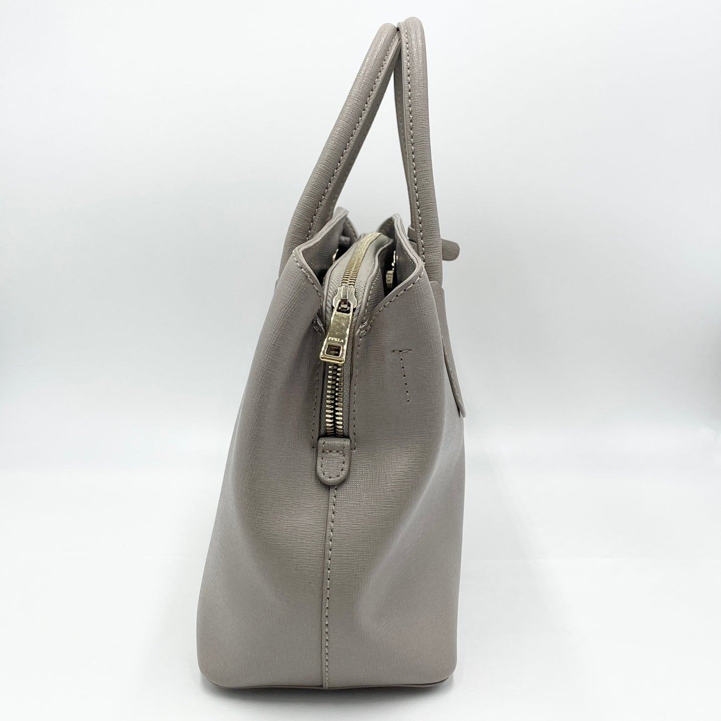 FURLA フルラ 2way トートバッグ ショルダーバッグ グレー　【C7993】