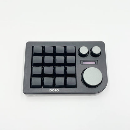 片手デバイス DOIO KB16 ブラック メカニカルキーボード 本体のみ【C7240-C】